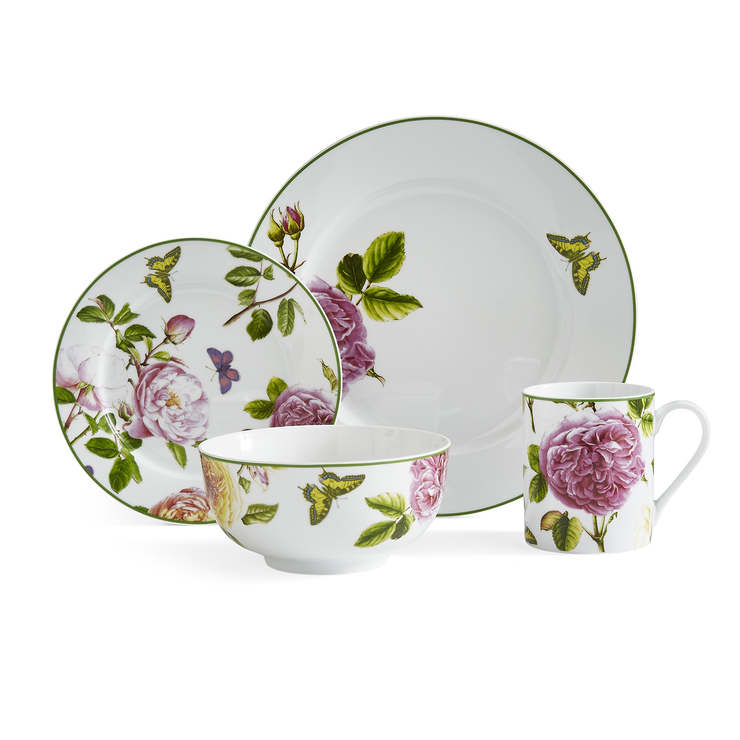 Portmeirion Home Roses 16 Piece Set image number null